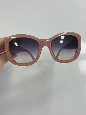 Women's CHANEL Oversized Pink Sunglasses